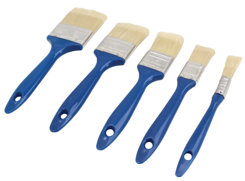 Набір пензлів флейцевих 5 шт. SATRA S-5PBH Чернігів - фото 1