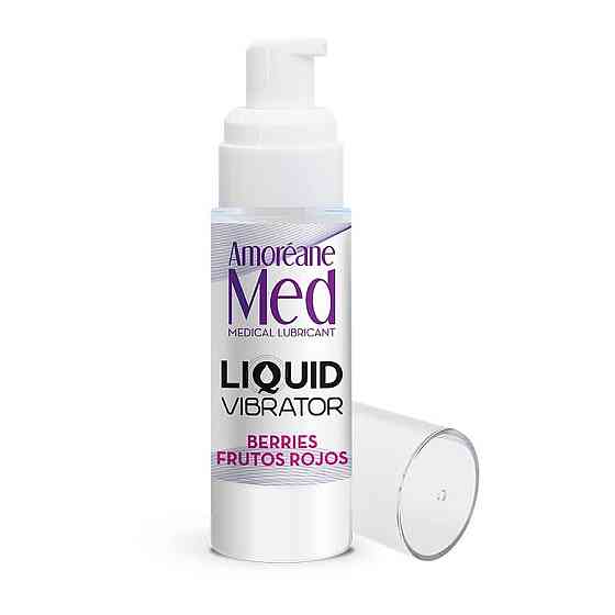 Розігріваючий гель-вібратор Amoreane Liquid Vibrator Berries, 30 мл Sex Aura Київ