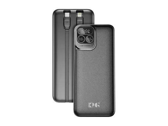 Внешний аккумулятор (power bank) 30000мАч 22,5Вт KP KPG-301 для зарядки современных смартфонов, план Киев