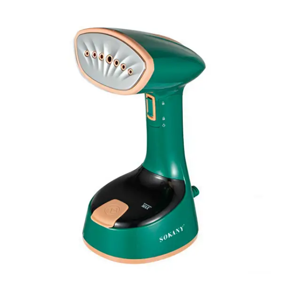 Парова відпарювач для одягу Sokany 1300 Вт, зелений Київ