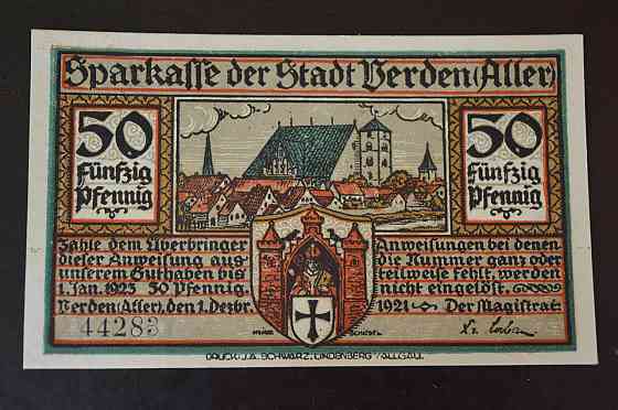 Германия. Нотгельд. 50 Pf 1921 года ( 3 ) Полтава