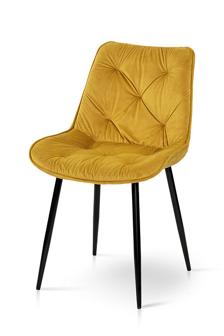 Стілець Прадо чорний, велюр карі Київ - фото 1