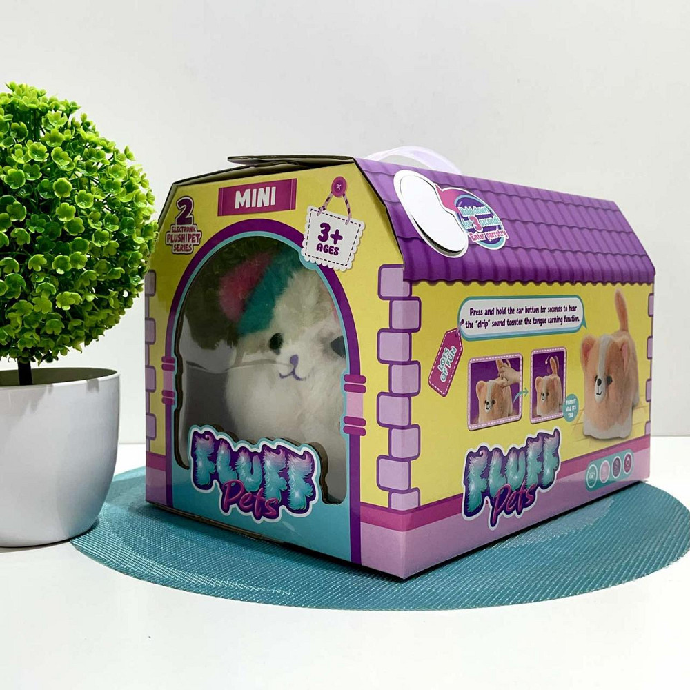 Собачка інтерактивна рухає хвостом моргає очима запис голосу Білий (M 17049) Чернигов - изображение 2