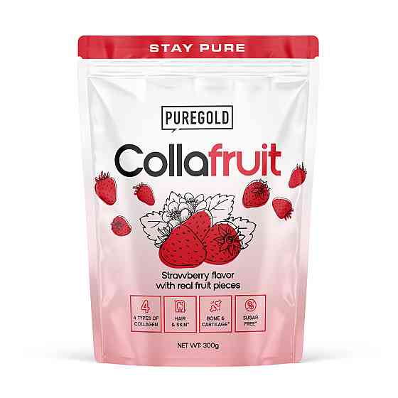 Колаген Pure Gold Protein CollaFruit 300 г, Strawberry Луцьк