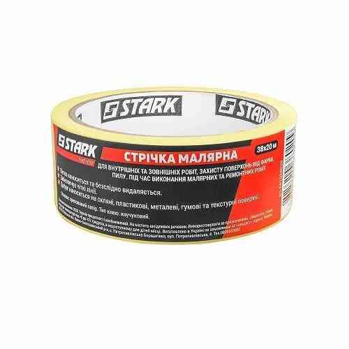 Малярська стрічка Stark стандарт жовта 38х20м Одесса