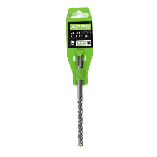 Бур для бетону SDS+ 10*160 мм S4 APRO Житомир - фото 1
