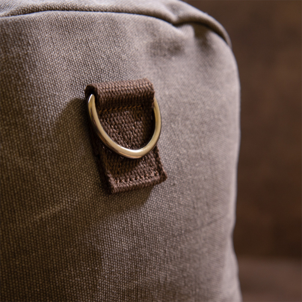 Дорожня сумка текстильна Vintage 20665 Сіра Київ - фото 2