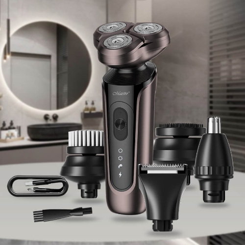 Набір для стрижки акумуляторний 3,7W 600 mAh 5в1 MR-674 Maestro Житомир - изображение 6