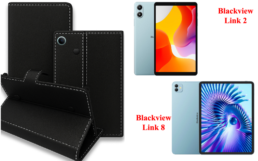 Книга-трансформер для планшета Blackview Link 2, Link 8, цвет Black Киев - изображение 1