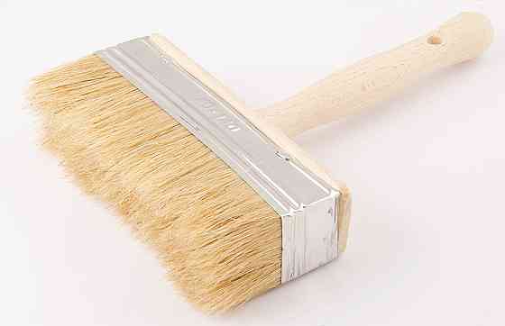 MASTERTOOL Макловиця MASTERTOOL 140×40 мм натуральна щетина з дерев'яною ручкою 91-9214 Коломия