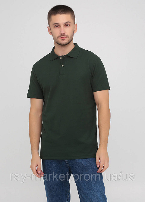Поло базовое Stedman Polo мужское темно-зеленое (ST3000-BOG) Киев - изображение 1
