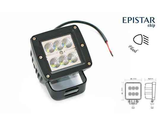 Фара додаткового світла 15T - 18W / Flood промінь світла, що розсіює, кут свічення 60° вольтаж 12-24V Харків