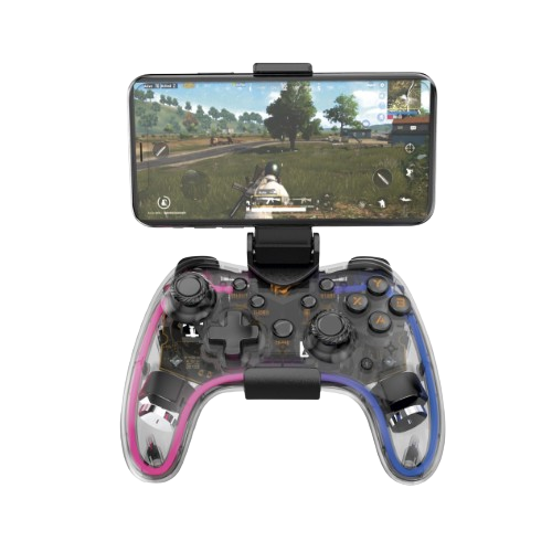 Джойстик ігровий бездротовий з підсвічуванням Havit Transparent HV-G180BT Житомир