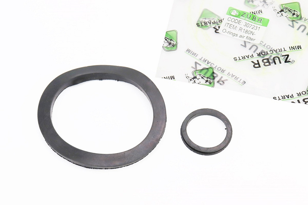 Прокладки повітряного фільтра R175A/180NM, к-кт 2 деталі, з двома бортами Київ - фото 1