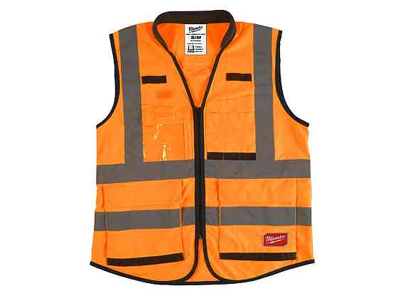 Жилет оранжевый PREMIUM MILWAUKEE, сигнальной расцветки (2XL / 3XL) Одесса
