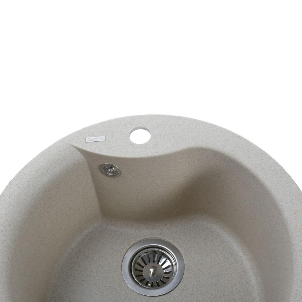 Гранітна мийка Globus Lux ORTA піщаний 485мм-А0004 (000021053) Київ - фото 3