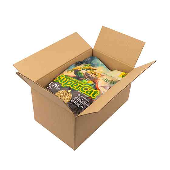 Кукурудзяний наповнювач SuperCat комкуючий для котячих туалетів, 2,5 кг Київ