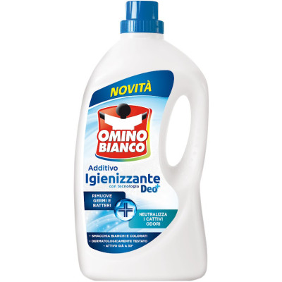Средство для удаления пятен Omino Bianco Дезинфицирующий 900 мл (8004060129314) Винница - изображение 1