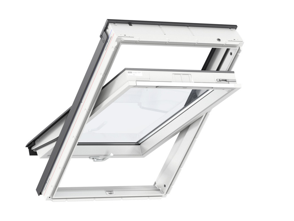 Мансардное влагостойкое окно Velux Стандарт Плюс GLU 0061 В (ручка снизу) 780, 1400 Киев - изображение 1