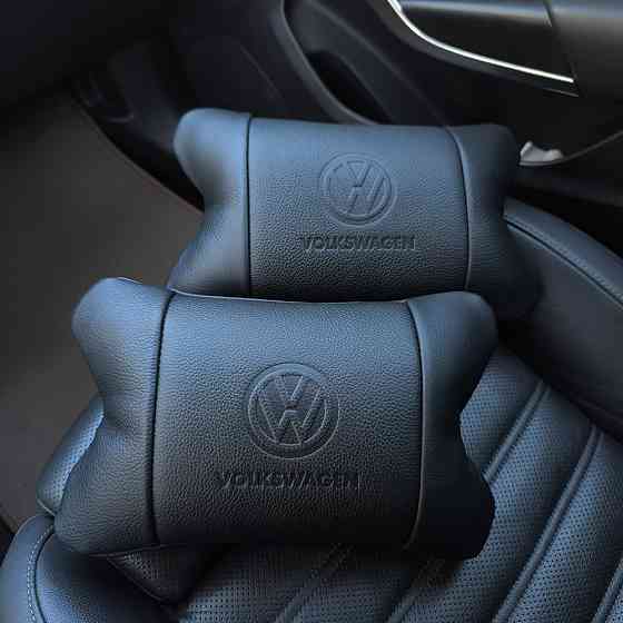 Подушка для поддержки головы в машине Volkswagen, Подушка подголовник для дороги, Подарок водителю EQ-86 Львов