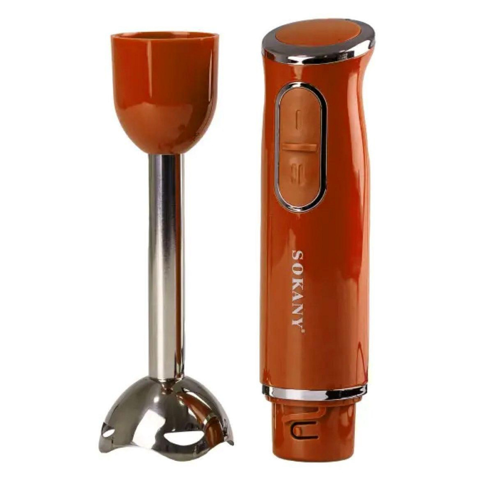 Ручний блендер Sokany SKDD1722 занурювальний 300 Вт Помаранчевий SBR Київ - фото 3