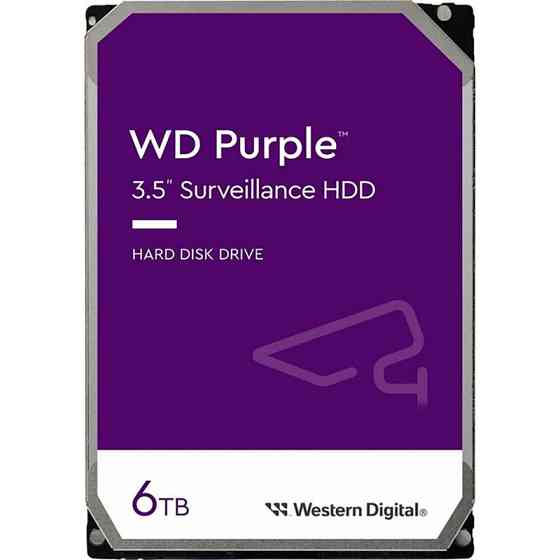 Накопичувач HDD SATA 6.0TB WD Purple 5400 rpm 256MB (WD64PURZ) 3.5" Харків