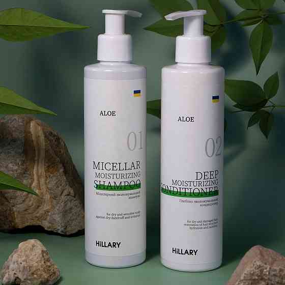 Шампунь + Кондиционер Hillary Aloe Micellar Moisturizing, 500 мл Киев