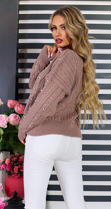 Светр з перлинами (42-44) Київ - фото 4