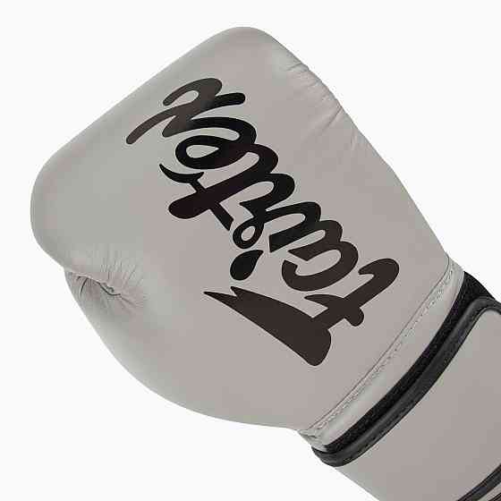 Боксерські рукавиці Fairtex BGV14 Grey 12 унцій (бинти в комплекті) Каменское