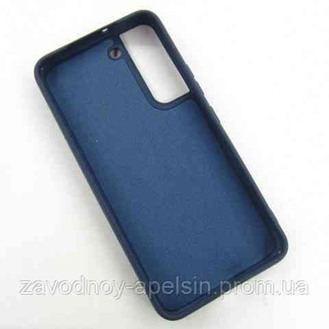 Samsung S22 S901 Чохол мікрофібра Silicone Cover (синій) Одеса