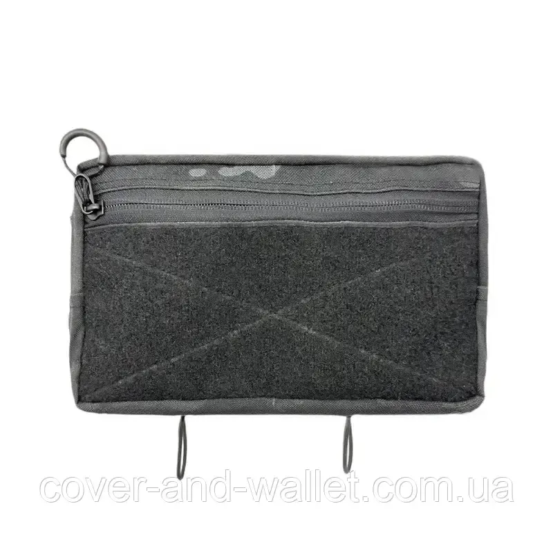 Компактная тактическая сумка бананка с велкро черный мультикам Cordura 1000D Киев - изображение 3