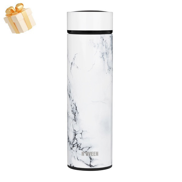 Термобутылка LED Smart TB2319 Marble, 450 мл Днепр - изображение 1