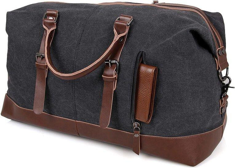 Сумка дорожня Vintage 14581 Сіра Київ - фото 8