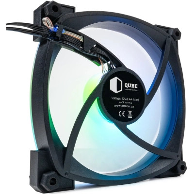 Кулер для корпуса Qube M55-1 Black Винница - изображение 3