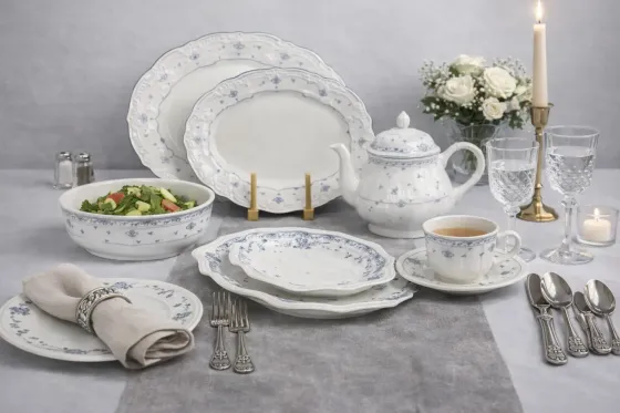 Столовый сервиз на 6 человек 34 предмета DY05 Коломия