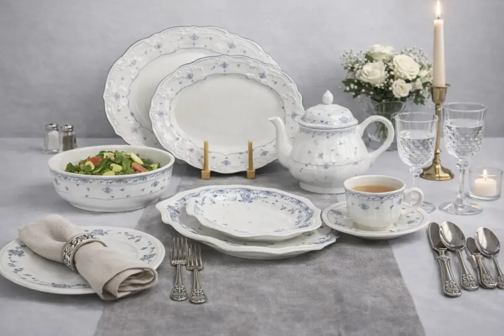 Столовый сервиз на 6 человек 34 предмета DY05 Коломия - фото 1
