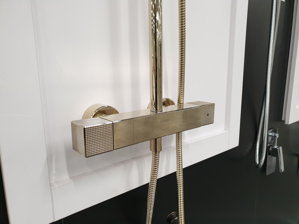 Душова система з термостатом Imprese DEIRA золото ZMK112009090 Київ - фото 3