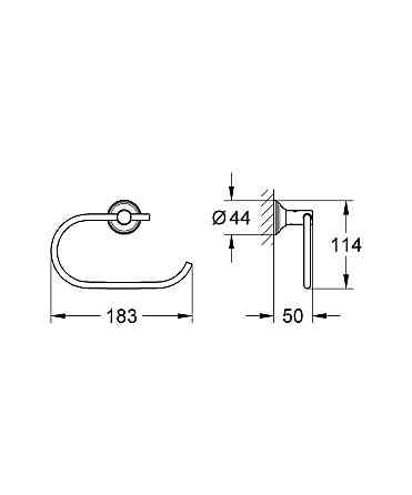 Тримач для туалетного тата Grohe Essentials Authentic (40657001) Київ