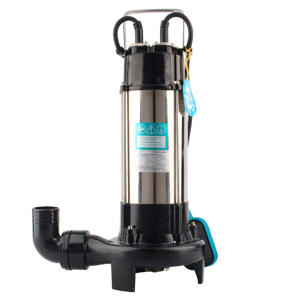 Насос канализационный 1.3кВт Hmax 12м Qmax 300л/мин (с ножом) AQUATICA (773332) Ровно - изображение 6
