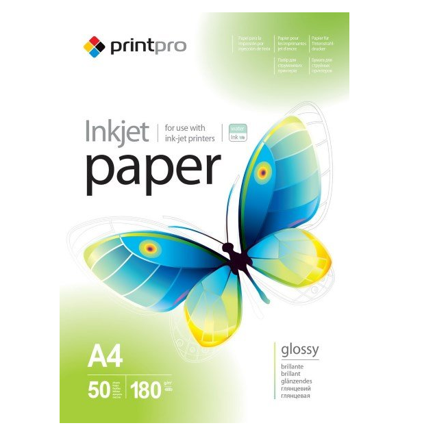 Папір А4 глянцевий 180г/м 50 шт ColorWay PrintPro PGE180050A4 Житомир - фото 2