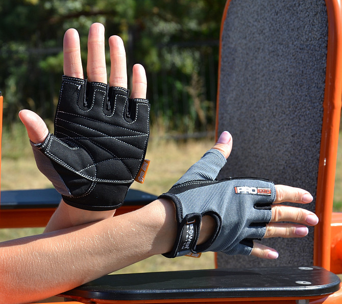 Рукавички для фітнесу Power System PS-2250 Pro Grip Grey XL Каменское - изображение 6