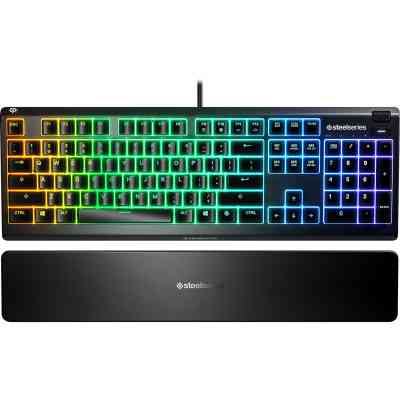 Клавіатура SteelSeries Apex 3 USB UA Black (64795) Вінниця