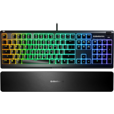 Клавіатура SteelSeries Apex 3 USB UA Black (64795) Вінниця - фото 3