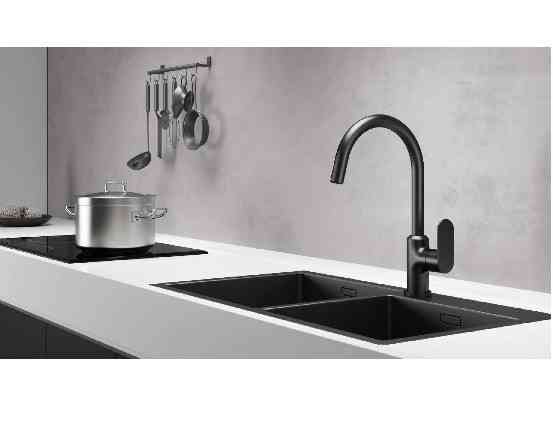 Смеситель для кухни Globus Lux Ontario GLO-0203S-BB (000018444) Киев