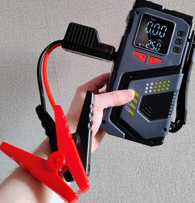 Аккумуляторный бустер / компрессор с фонариком — авто/вело/мото. Харьков - изображение 9