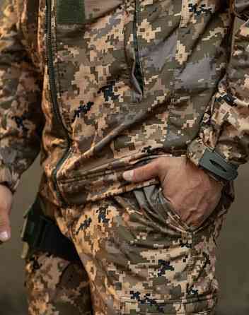 Демисезонный тактический костюм Cофтшел Softshell Rocket НП4862 (Пиксель) L Киев