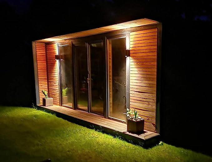 Наружные настенные светильники LASIDE серый антрацит GU10 Днепр - изображение 3