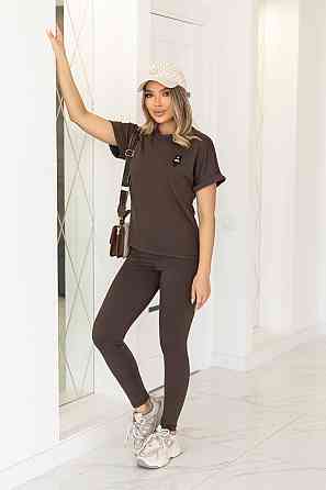 Спортивный летний костюм Total Батал 50-52, Шоколадный Киев