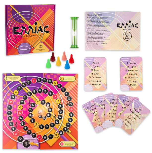 Настільна гра Strateg  Елліас розважальна українською мовою (30777), шт Киев - изображение 1