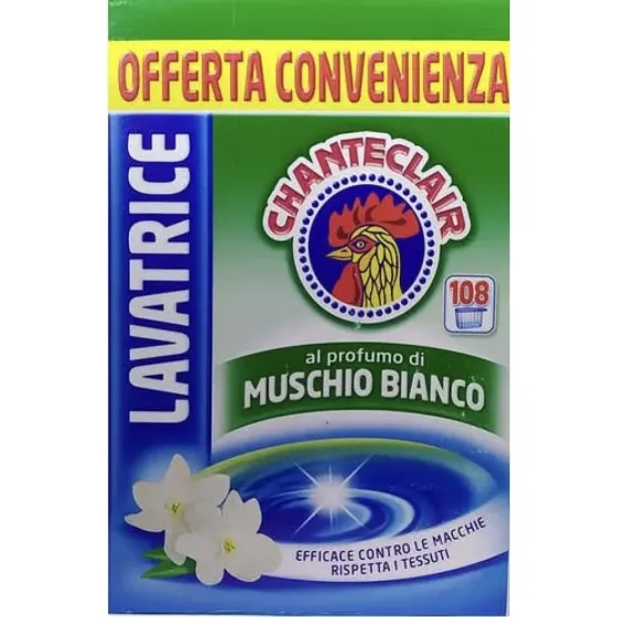 Пральний порошок універсал ChanteClair Musc Blanc 6,47 кг 108 ст Львів
